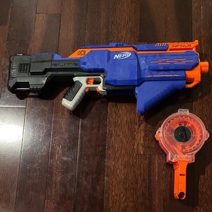 Nerf Elite Infinus Blaster - Blue, Orange, and Black
